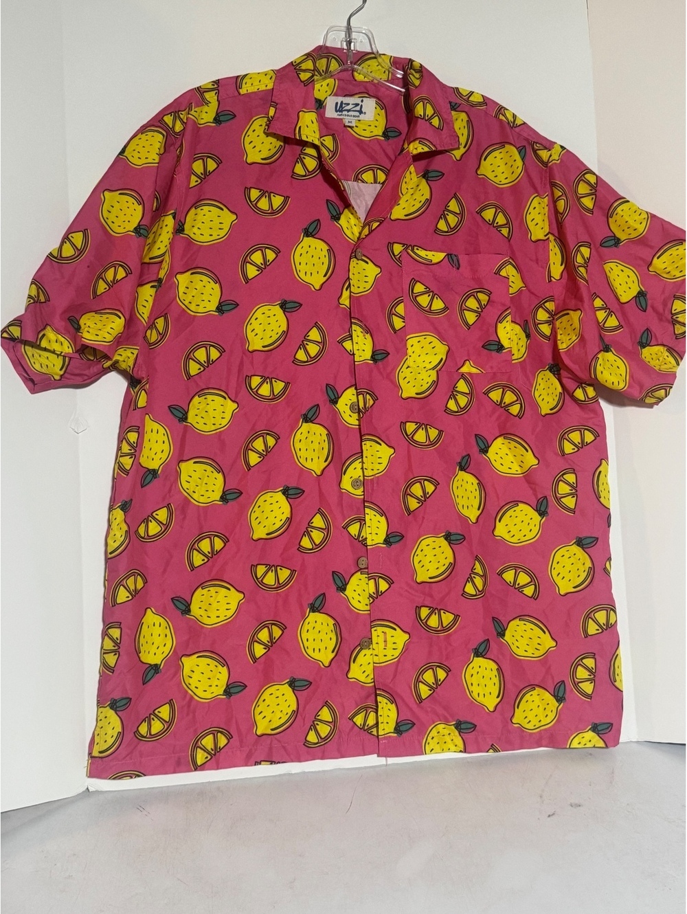 Uzzi Pink Lemonade Amphibuous Gear Medium AOP lemons aloha